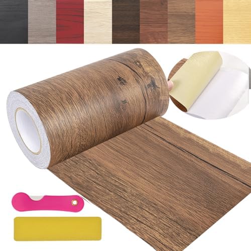 Wood Grain Repair Tape, 4.7 inch X 32ft Self Adhesive Grain Repair Patch by ZERNBER