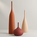 Ceramic Vases Set of 3, Modern Boho Vases by DecoVlog