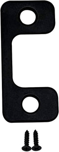 Solid Brass Deadbolt Strike Plate, Adjustable Jamb Plate, by QCAAHardware