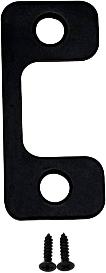 Solid Brass Deadbolt Strike Plate, Adjustable Jamb Plate, by QCAAHardware