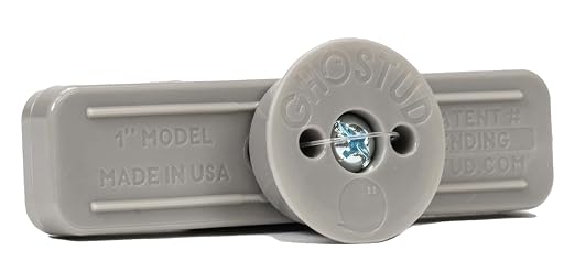 1" GHOSTUD - Heavy Duty Plastic Drywall Anchor Kit - 2 Pack by Unknown