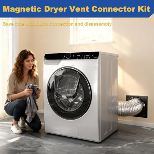 Magnetic Dryer Vent Coupling, DV180 Dryer Vent Connector Kit - Image 6