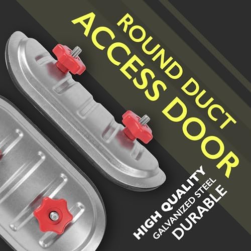 Round Galvanized Steel Duct Access Door - Image 3