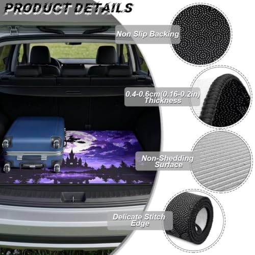 Purple Witch Castle Trunk Mat Universal Waterproof Cargo Liner Heavy Duty - Image 6