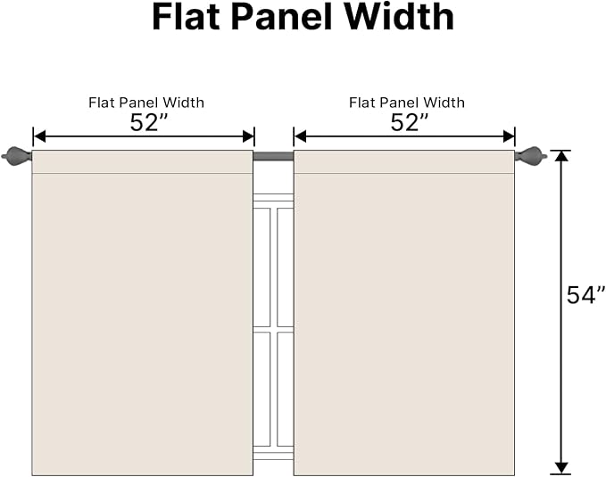 H.VERSAILTEX Blackout Curtains Thermal Insulated Window Treatment Panels Room - Image 7