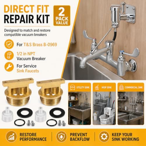 B-0969-RK01 Vacuum Breaker Kit for T&S Brass B-0969 - Image 2