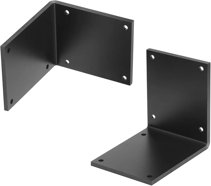2 PCS Heavy Duty Steel L Angle Bracket - Image 4