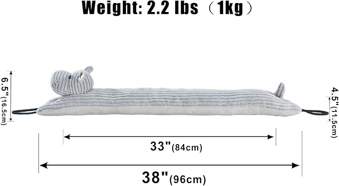 Under Door Draft Stopper Decorative Wind Stopper 38 inch - Image 2