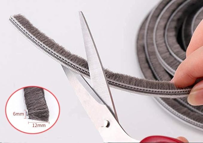 Weather Stripping Door Seal - 5m Brush Weather Stripping - Image 6