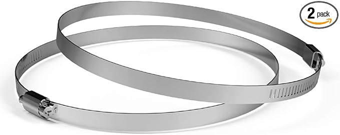 AC Infinity Stainless Steel Duct Clamps, Ventilation by ACInfinity