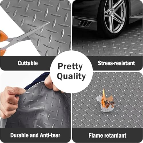Garage Floor Mat Yellow 1.3×19m, Flooring Roll - Image 2
