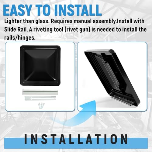 HECASA RV Roof Vent Cover Compatible - Image 4