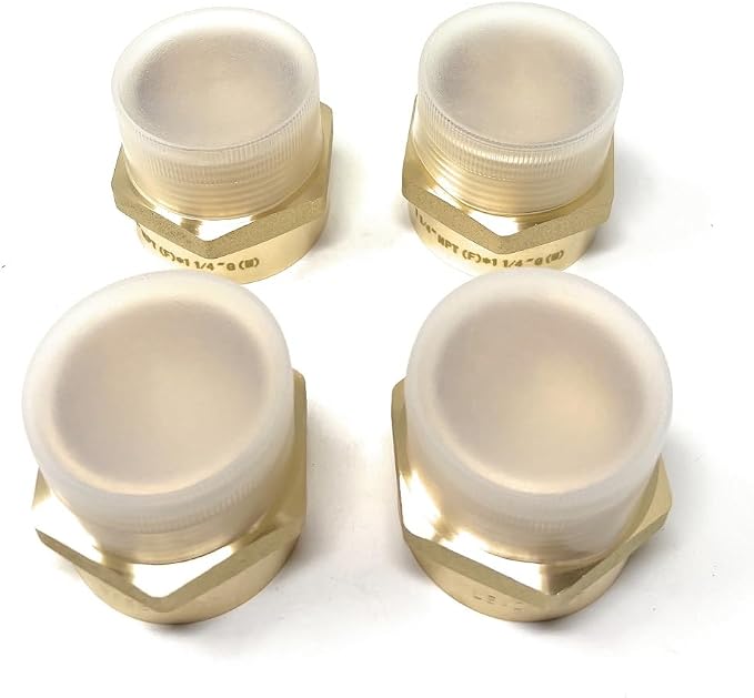 Cascada Lead-Free 1 1/4" G Thread Male to NPT Female Adapter | G Thread Male to - Image 4