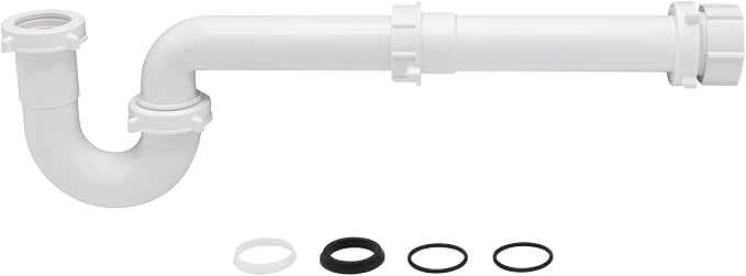 Pack 50 1-1/2 Inch Bayonet P-Trap Kit, Patented Polypropylene - Image 4