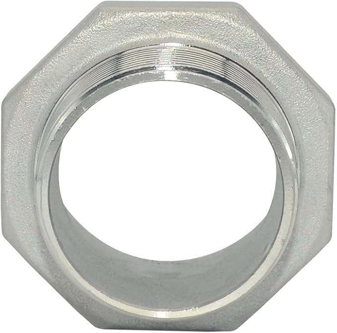 2" x 1-1/2" Male Threaded Reducing Nipple Fitting/Adapter, Stainless Steel - Image 5