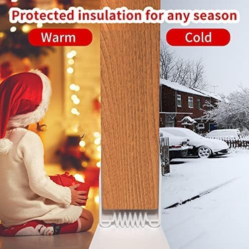 2 Pack Door Draft Stopper, 36” Length Cuttable Weather Stripping Door Seal - Image 6