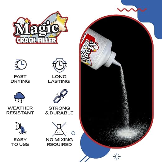 Magic Crack Filler 2.5LB Concrete Slab Gray, - Image 4