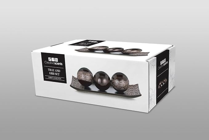 Creative Scents Dublin Brown Tray and Ball Set - Image 8