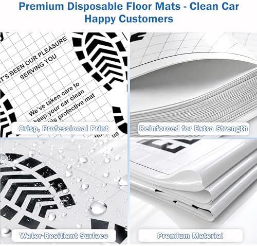 100 Pack Disposable Paper Floor Mats - Image 4