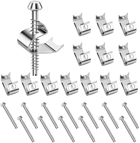 14 Pack Undermount Sink Clips, Countertops up to 1-1/2" Thick by Dreyoo