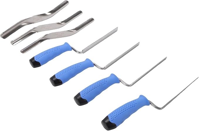 FTVOGUE 7PCS Grout Tool Set Stainless Steel Corner Trowel and Brick Trowel Kit - Image 2