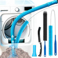 4 Pieces Dryer Vent Cleaner Kit | Vacuum Hose Lint Trap Clean Tool by Unknown