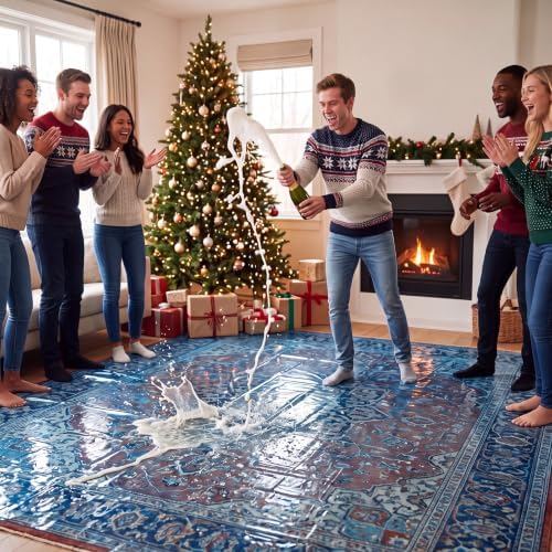 Amylove 24 Inch X 100 ft Carpet Plastic Protection Film - Image 6