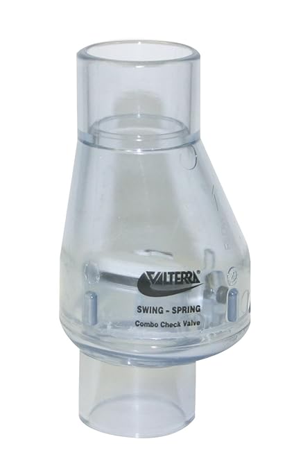 Valterra 200-C10 PVC Swing/Spring Combination Check Valve, fits 1" PVC pipe by Valterra