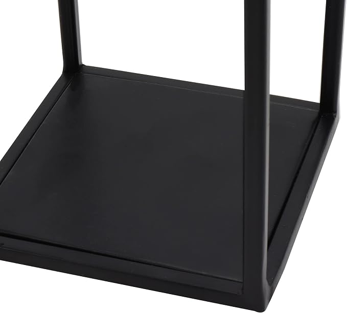 HPC Decor Modern Farmhouse Lanterrn Decor- Black Metal Candle - Image 8