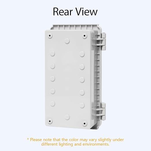 Electrical Box, IP67 Waterproof Hinged Cover Stainless Steel Latch Junction Box - Image 6