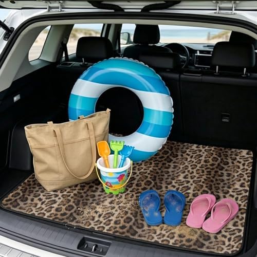 Brown Leopard Cargo Liner 29"x39" - Image 2