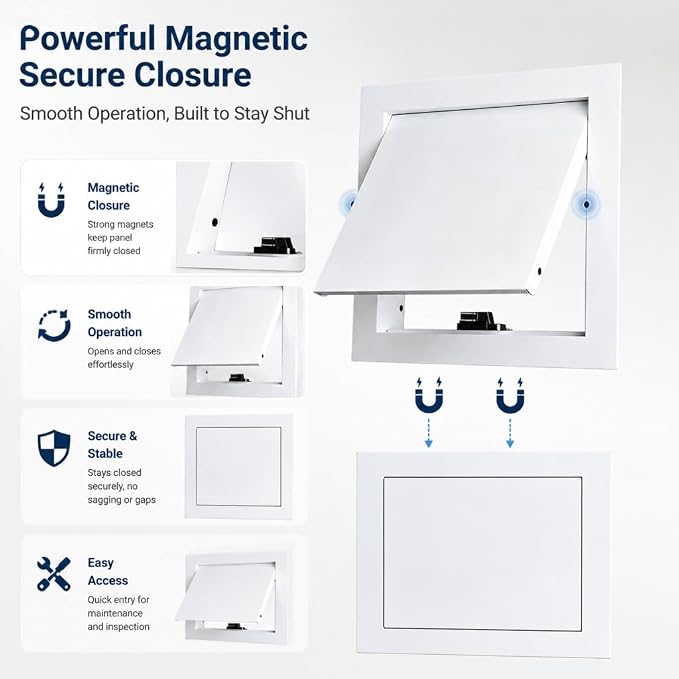 14" x 14" Aluminum Access Panel Door, Easy Open Access Door - Image 5
