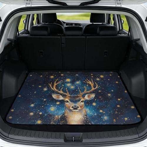 Deer Starry Outdoor Trunk Mat 29"x39" by Mintulipy