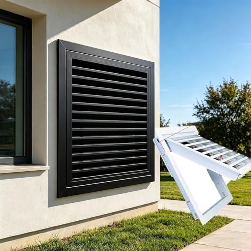 Modern Black Return Air Grille 14x24 by Unknown
