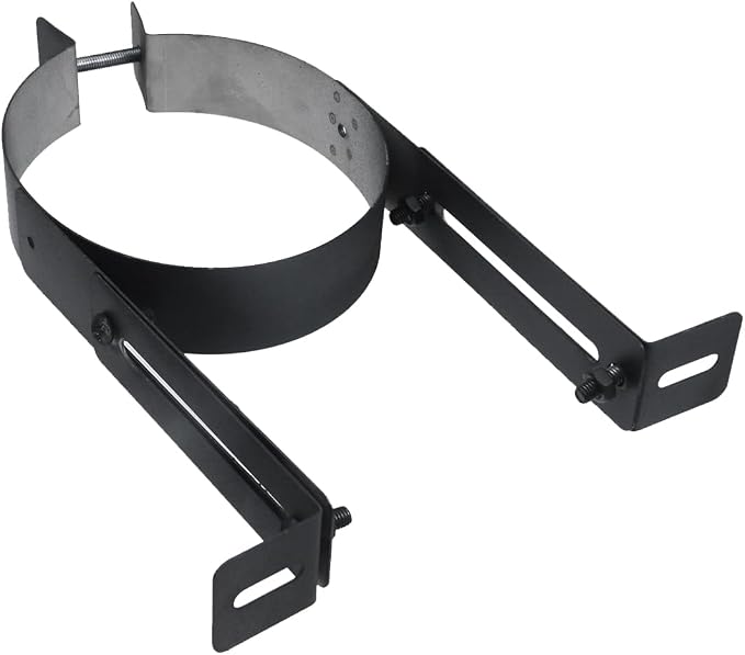 Antrader Chimney Pipe Support Bracket, Chimney Bracket 125mm/4.92 inch Diameter - Image 4