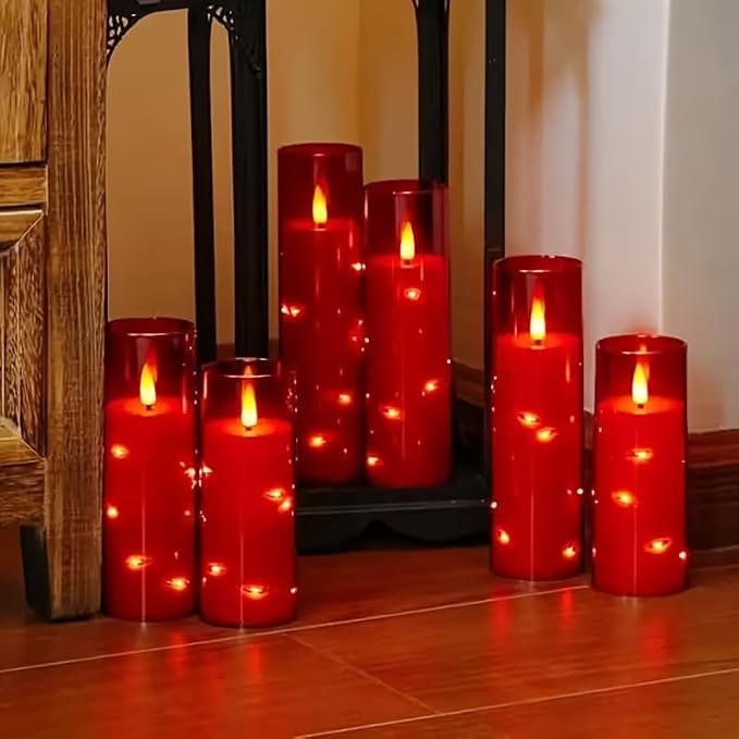 Enido 10 Pc Flameless LED Candles - Image 3