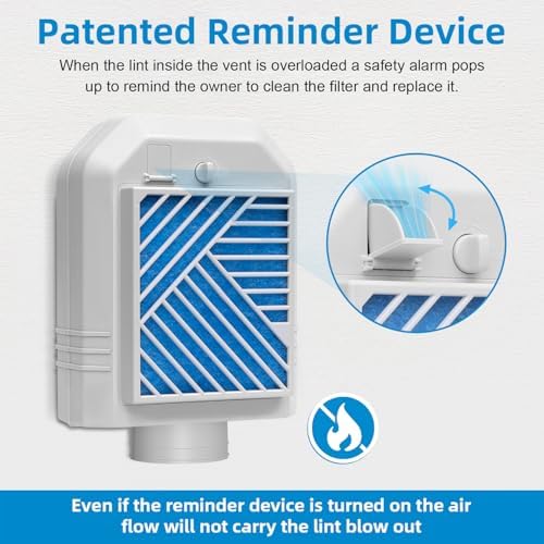 Indoor Dryer Vent, Indoor Dryer Vent Kit NO WATER Designed Safty Reminder - Image 4