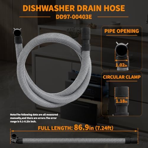 DD97-00403E Dishwasher Drain Hose - Image 4