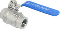 DAN SPEED 1/2" NPT Female 316 Stainless Steel Full Port Ball Valve Vinyl Handle by DANSPEEDBALLVALUES