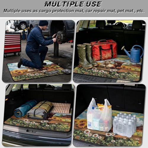 Alpaca Sunflower Trunk Mat 29"x39" - Image 3