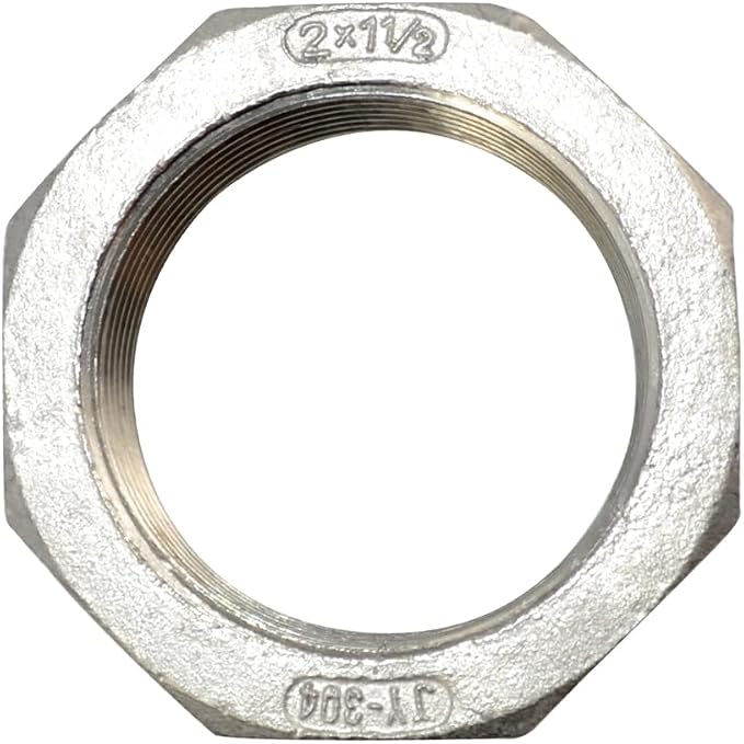 2" Male NPT to 1-1/2" Female NPT Female Reducing/Reducer Bushing Pipe Fitting - Image 3