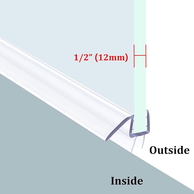 36" Shower Door Bottom Seal Strip - Image 3