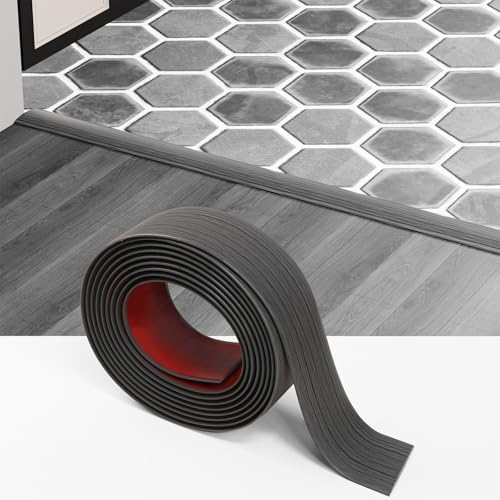 Floor Transition Strip for Carpet to Tile, Dark Grey by Greymond