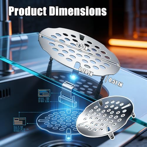 4-Pack 3.5 Inch Drain Cover for Most 3-Tier & Commercial Sinks - Image 3