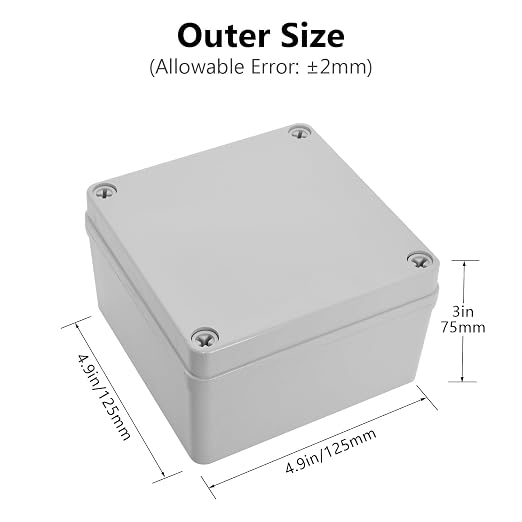Junction Box IP67 Waterproof Dustproof ABS Plastic Project Box - Image 2