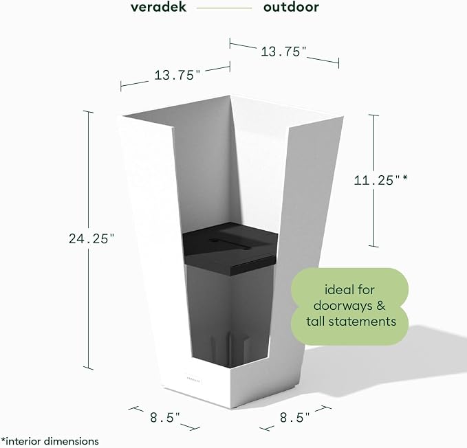Veradek Pure Series Taper Planter - Image 2