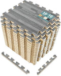 Sorbus Wood Grain Foam Floor Tiles by Sorbus