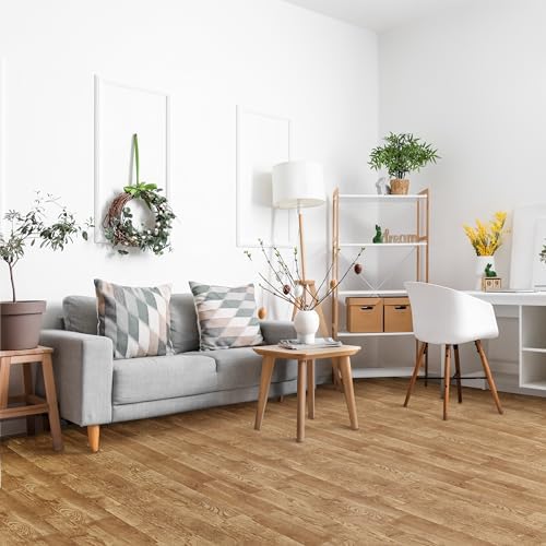 Sorbus Wood Grain Floor Tiles Foam Mat EVA Interlocking Mats Tile 3/8-Inch - Image 3