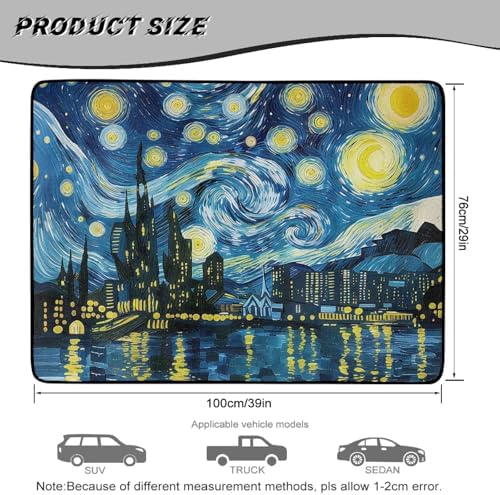 Starry Night Sports Gear Trunk Mat 29"x39" - Image 7