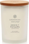 Chesapeake Bay Candle Scented Candle Peace + Tranquility Medium Jar Home Décor by ChesapeakeBayFragrance